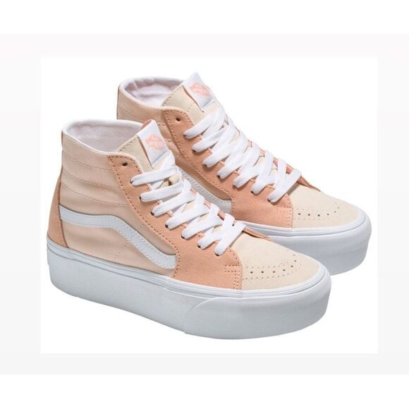 VANS Sk8-hi top tapered platform lace up shoes sneakers women’s 8 new - Picture 1 of 7